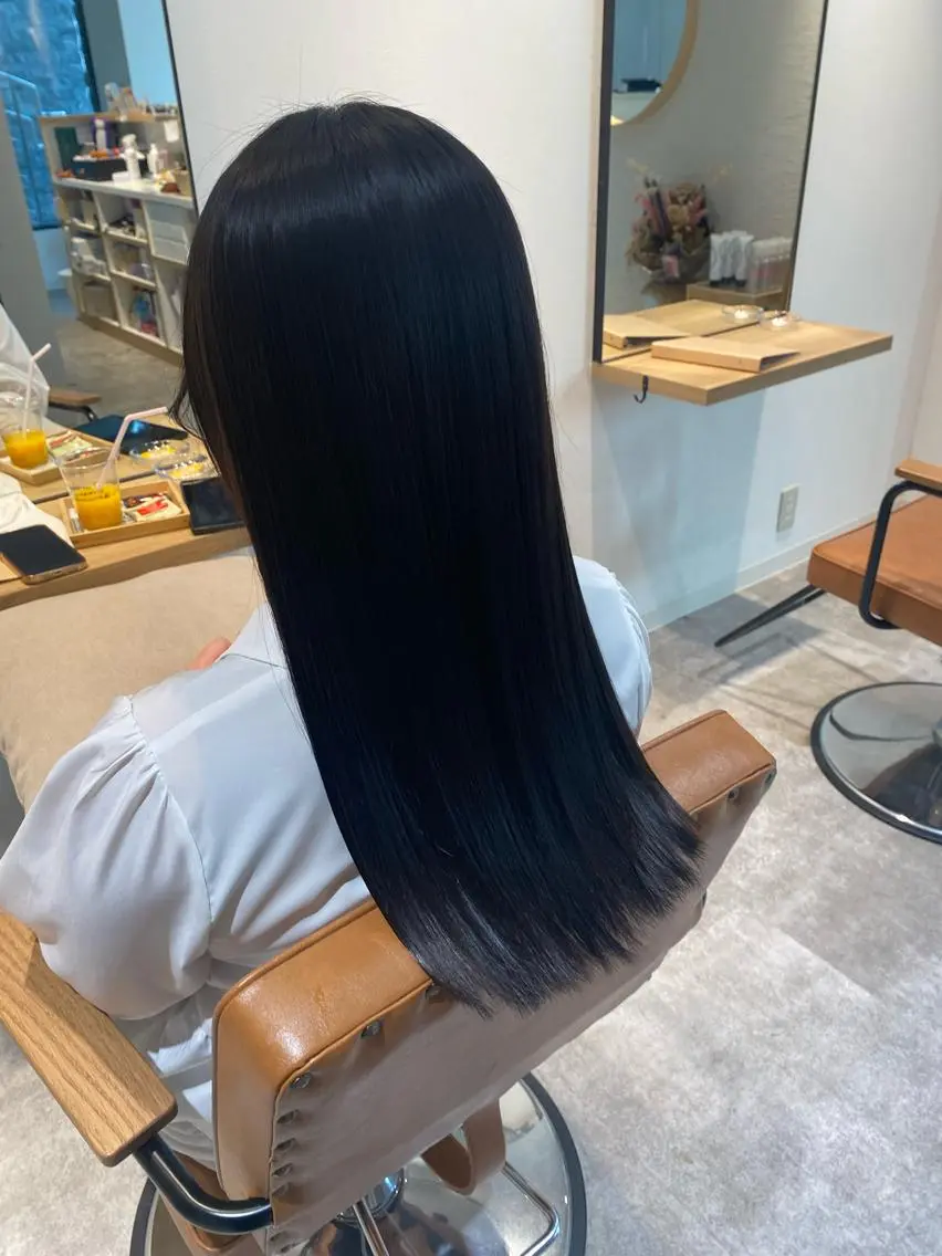 ロング カラー 透明感カラー オスズ 🎀´-のヘアスタイル