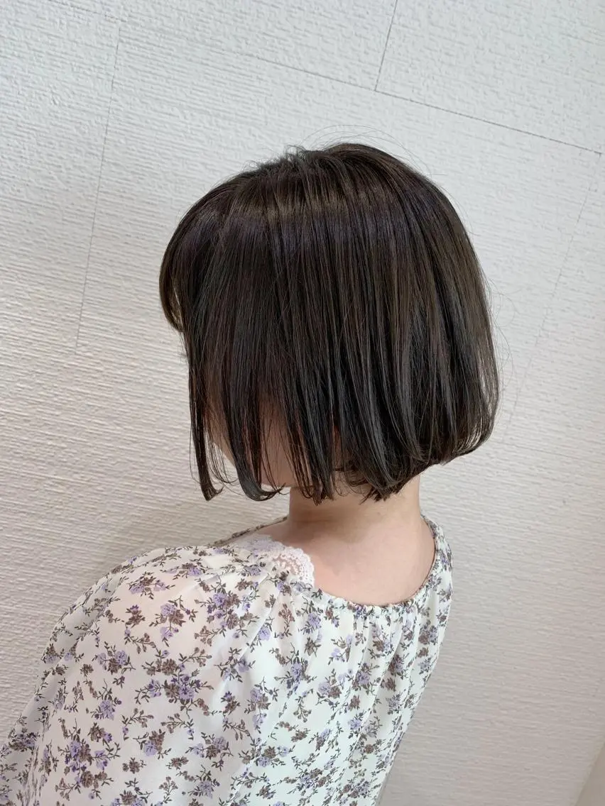 ショート カラー オリーブカラー 【メンズ縮毛矯正】 田中秀斗のヘアスタイル