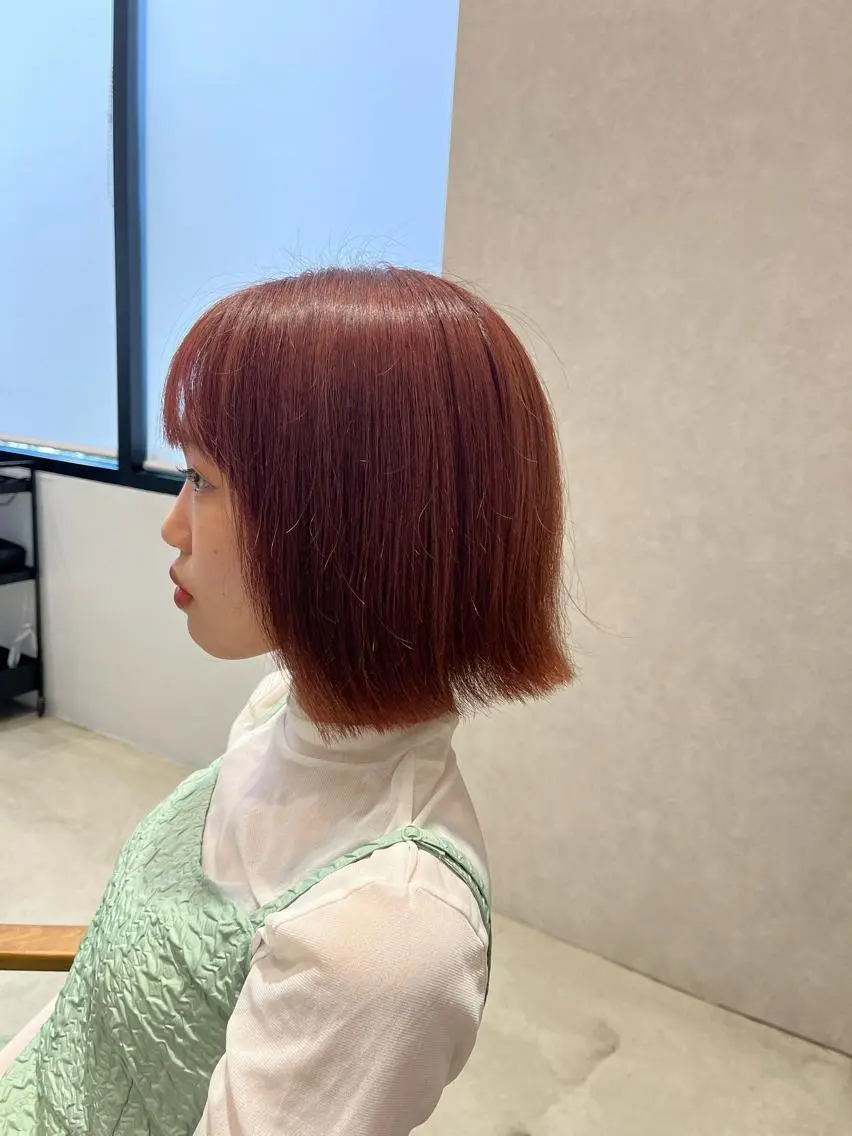 カラー ブラウンカラー 福島 果音のヘアスタイル