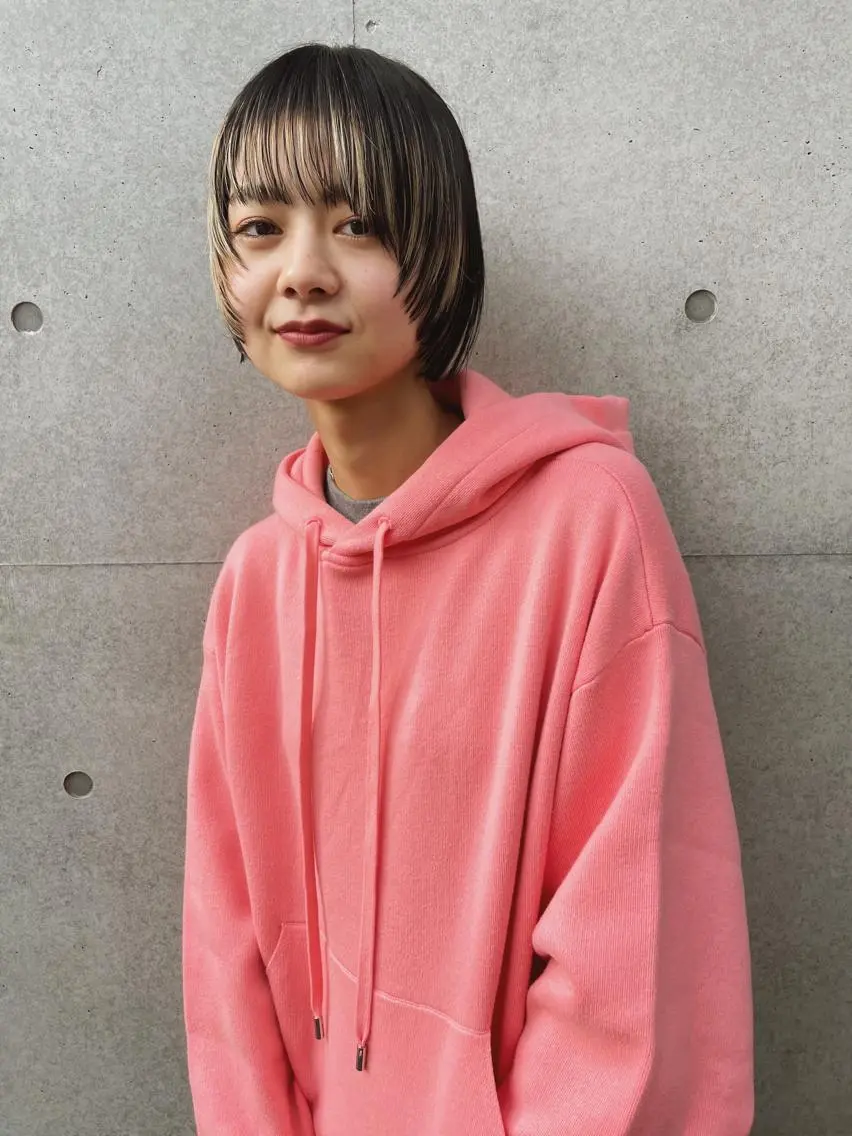 ショート カラー カット ヘアカラー トリートメント センスをお届けします 大谷将生infpのヘアスタイル