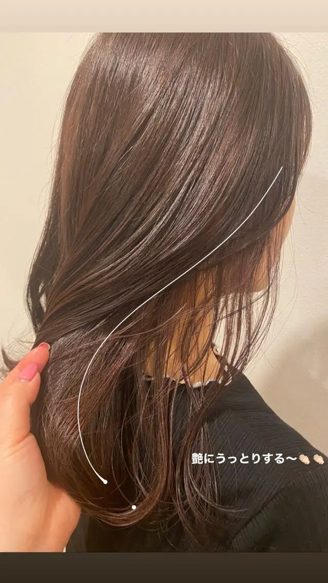 ミディアム ピンクブラウン ダメージレスサロン✨ kayo🌱のヘアスタイル