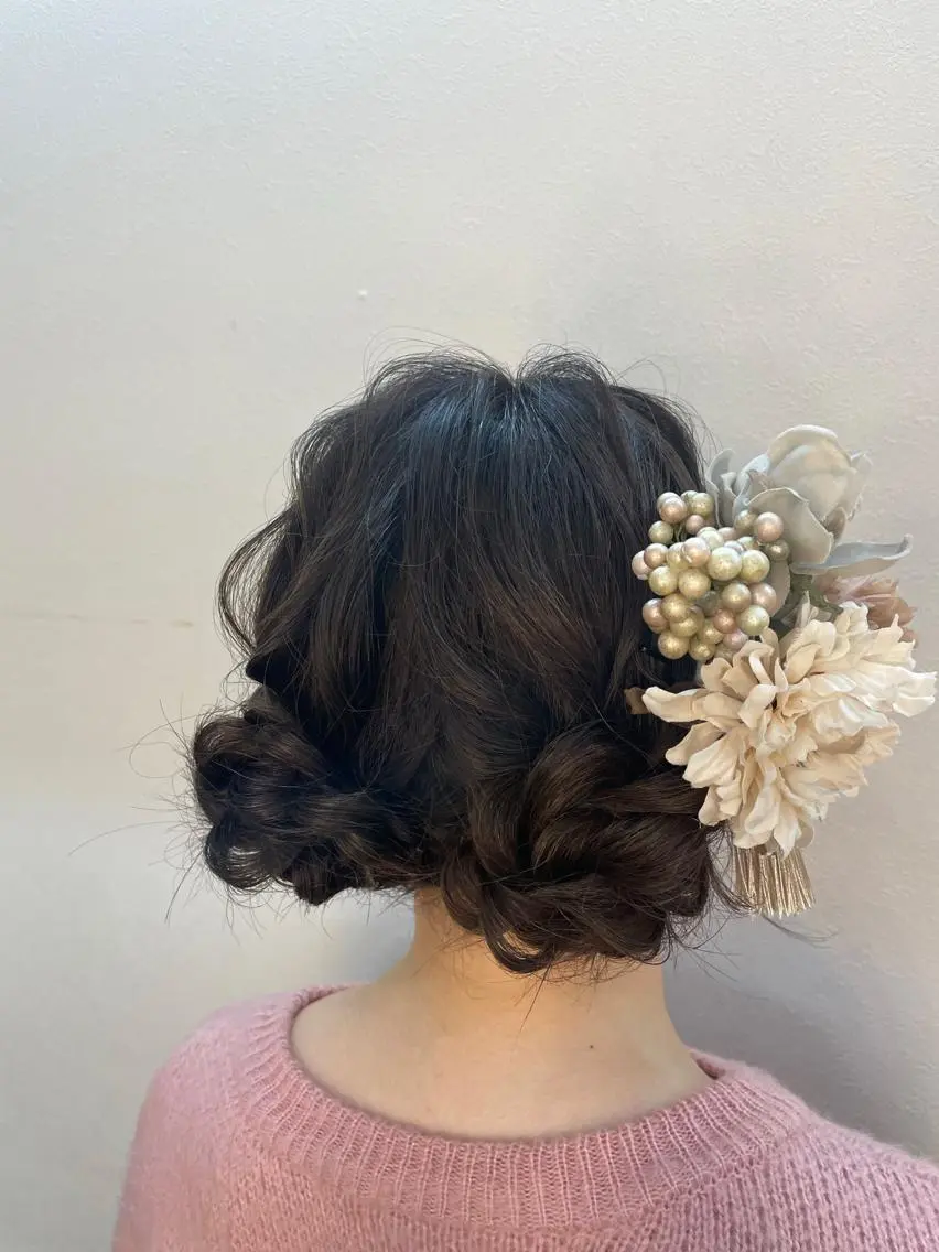 ヘアアレンジ 成人式 デート 卒業式のヘアスタイル 浴衣 ヘアセット 参列・イベントヘア♡ ゆいなのヘアスタイル
