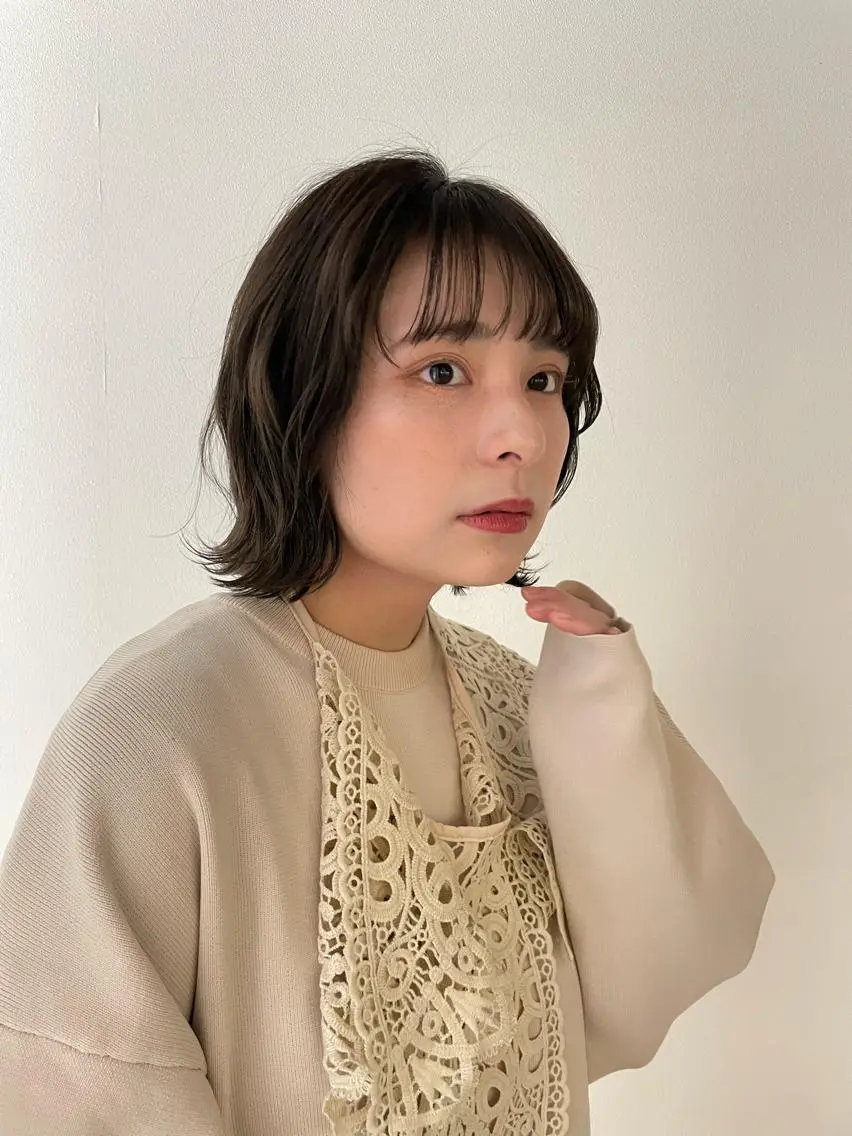 ショート カラー カット ヘアカラー なりたいが叶う ながしまじゅんきのヘアスタイル