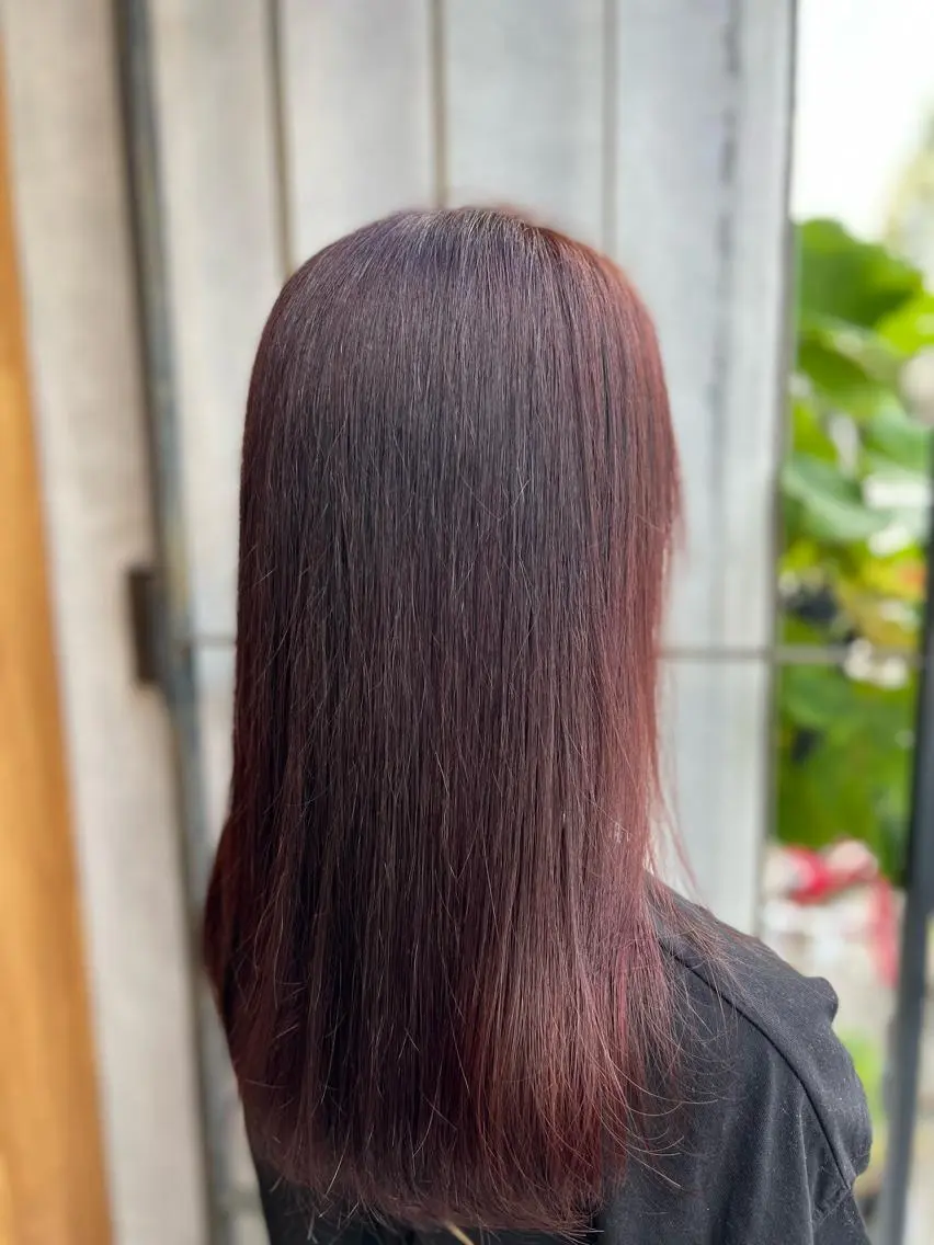 セミロング カラー carre hair 店長 中園 武士のヘアスタイル