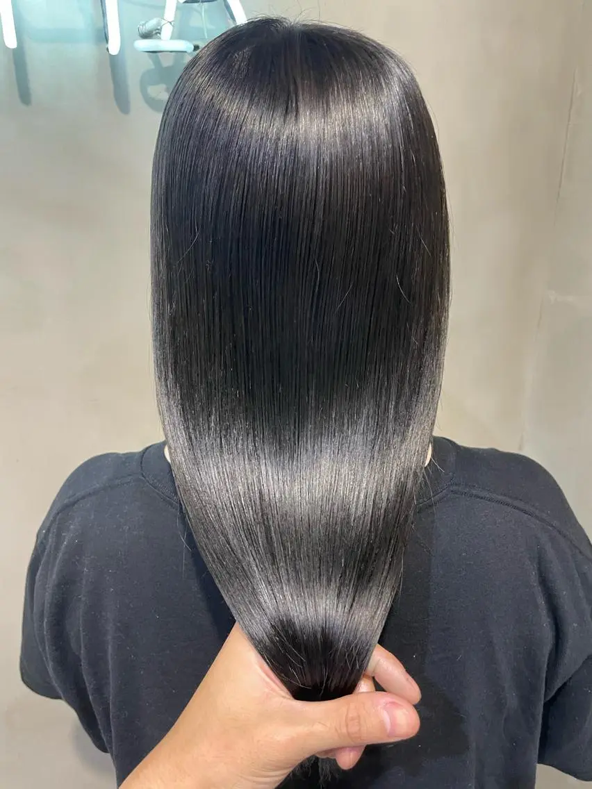 セミロング アッシュ アッシュグレー アッシュグレージュ 髪質改善 カット ヘアカラー トリートメント お気に入り数2.3万 🏆SHO🏆のヘアスタイル