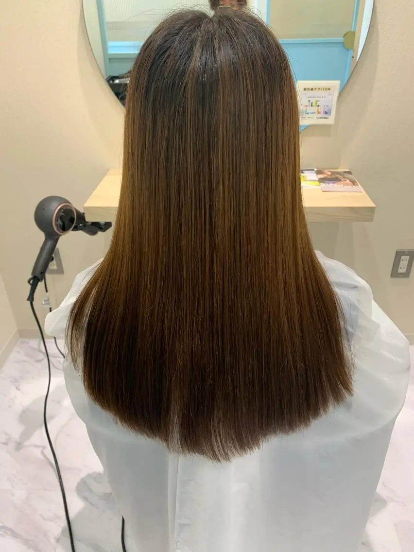 ミディアム カット ヘアカラー トリートメント 丹野 圭太のヘアスタイル