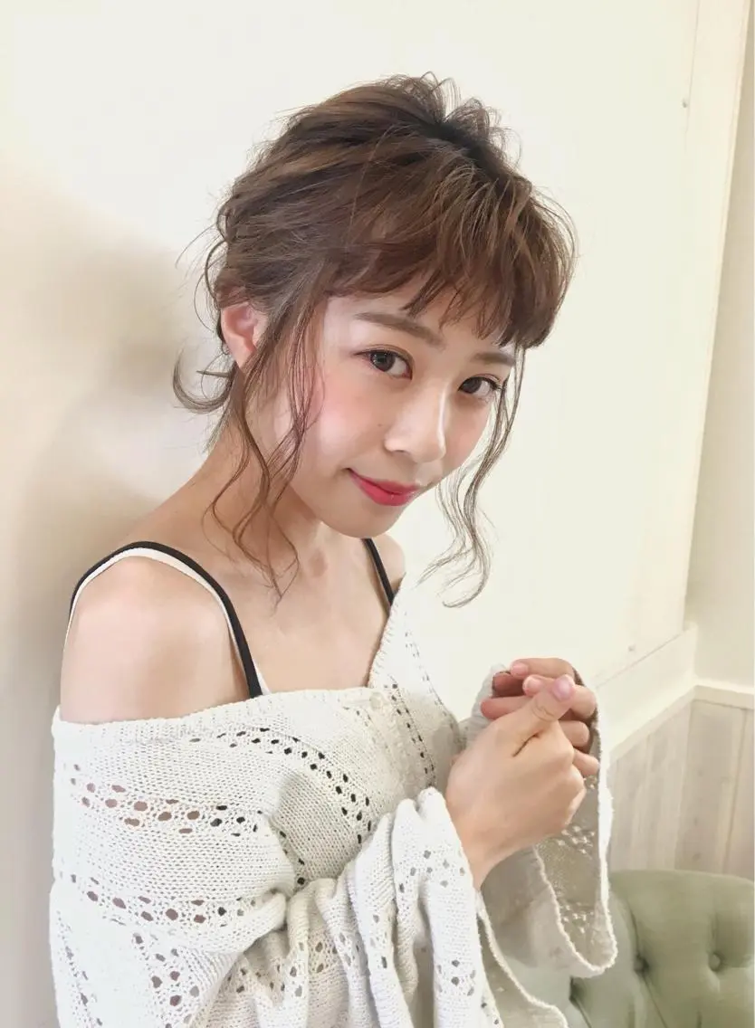 ミディアム カラー 代表🎀 ふわモテ愛 され髪🩷yumiのヘアスタイル