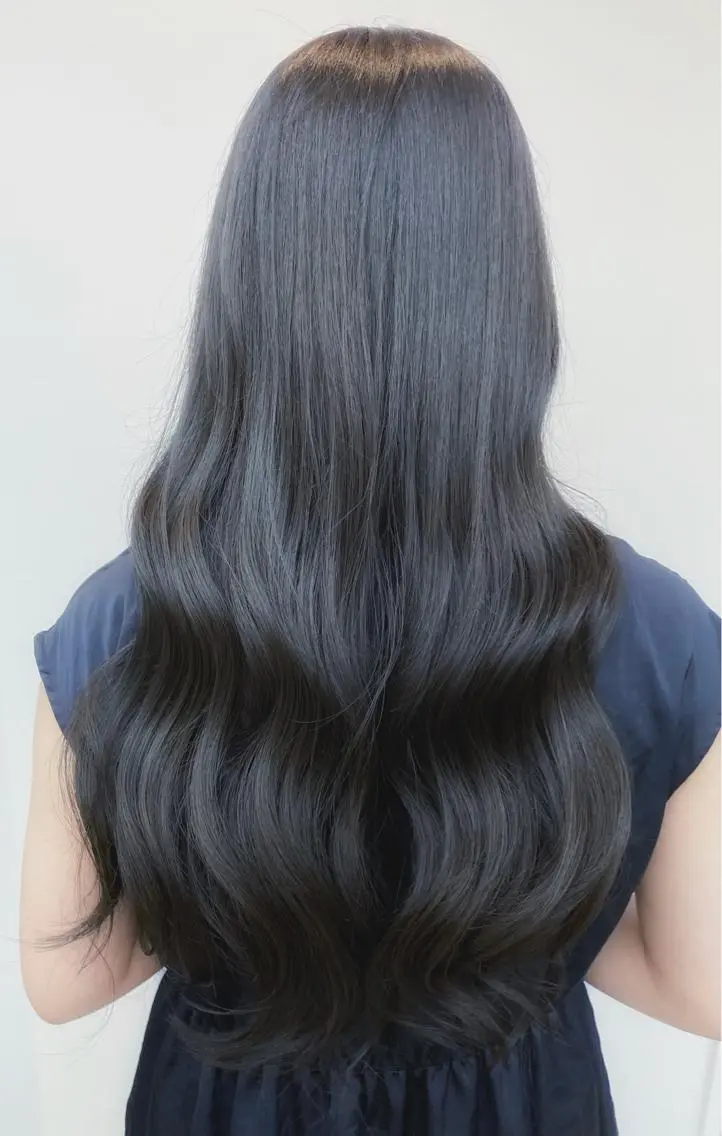 ロング カラー ヘアアレンジ カット ヘアカラー トリートメント ヘアセット 前髪顔周り✂️店長 ❤️アマミヤ❤️のヘアスタイル