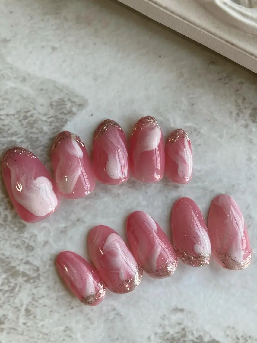 ネイル ニュアンスネイル ハンドネイル auladenail アウラデネイルのネイルデザイン