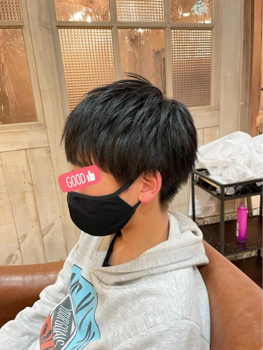 メンズ 学生（メンズ向け） ツーブロック 刈り上げ ショートカットなら 前平友慈のヘアスタイル
