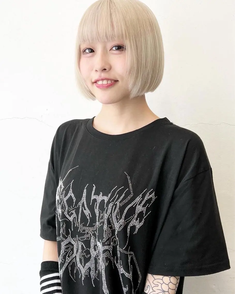 ショート カラー カット ヘアカラー トリートメント HARU//原宿🤍 リピート率NO.1のヘアスタイル