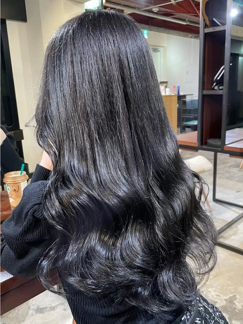ロング カラー ヘアアレンジ メンズ キッズ ネイル マツエク・マツパ アイブロウ 透明感カラー/推しカ ラー☁️JURAのヘアスタイル