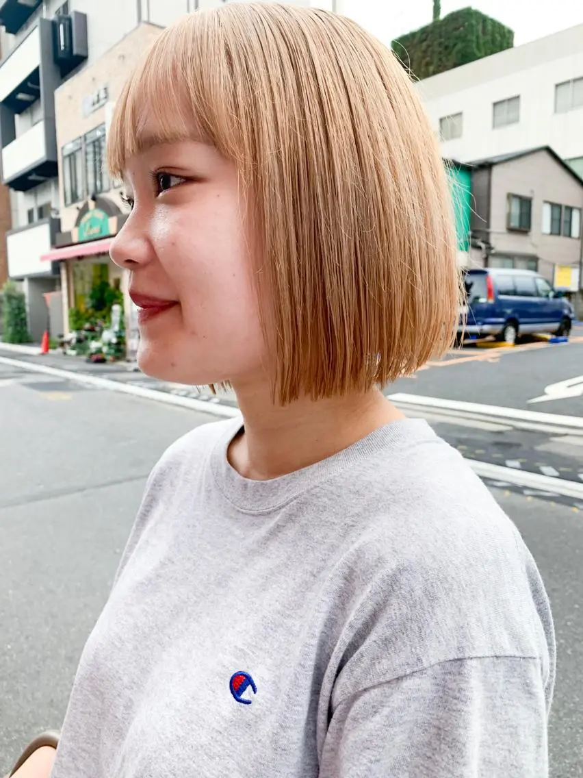 ショート カラー ブリーチ ケアブリーチ ハイトーンカラー topstylist fukudaのその他イメージ