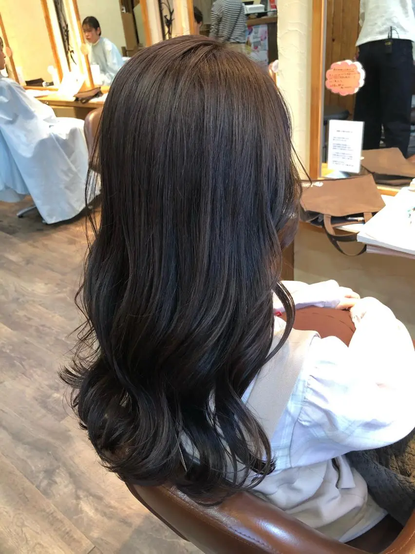 ロング カラー アッシュ ピンクカラー ピンクアッシュ ✨🌿大人可愛い愛さ れhair🌿✨松本のヘアスタイル