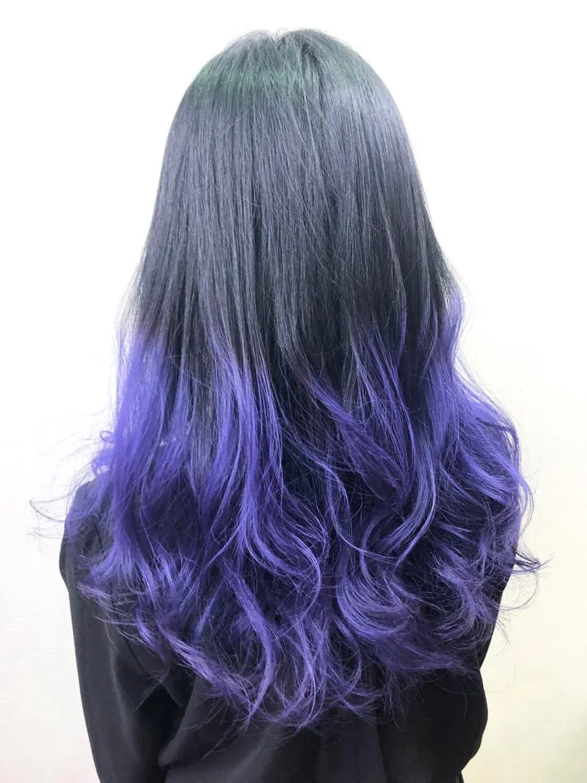カラー 最高級エクステ /羽エクステ白石宇由のヘアスタイル