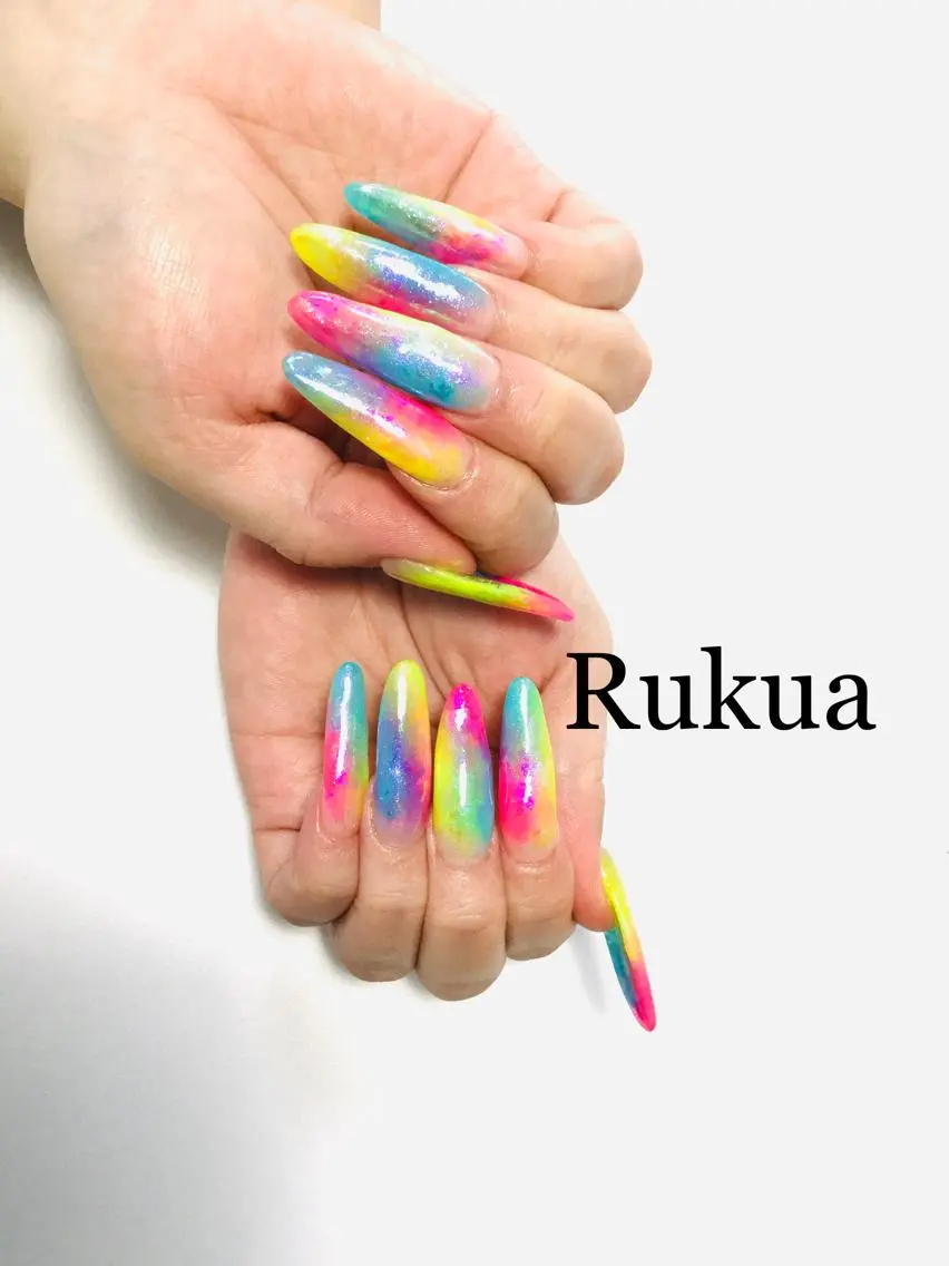 ネイル スカルプネイル Rukua Nのマツエク・マツパデザイン