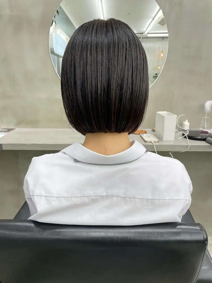 ショート カラー カット トリートメント 👑ボブはお任せ ミヤノ👑のヘアスタイル