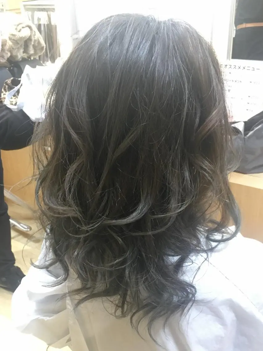 カラー グレージュ 髪質改善/美髪矯正 マネージャー福永のヘアスタイル
