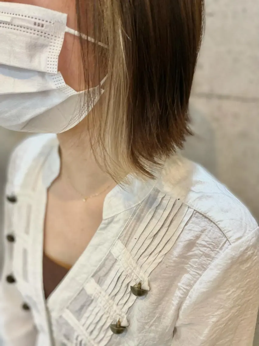 ショート カラー ヘアアレンジ 似合わせhair🌼 misakiのヘアスタイル