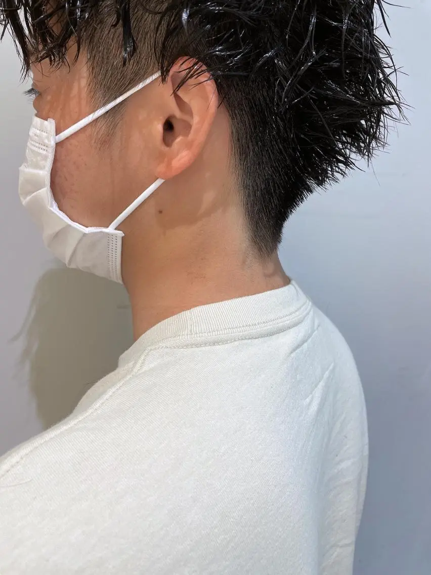 メンズ 刈り上げ カット パーマ 🦖鶴岡 香純🦖のヘアスタイル