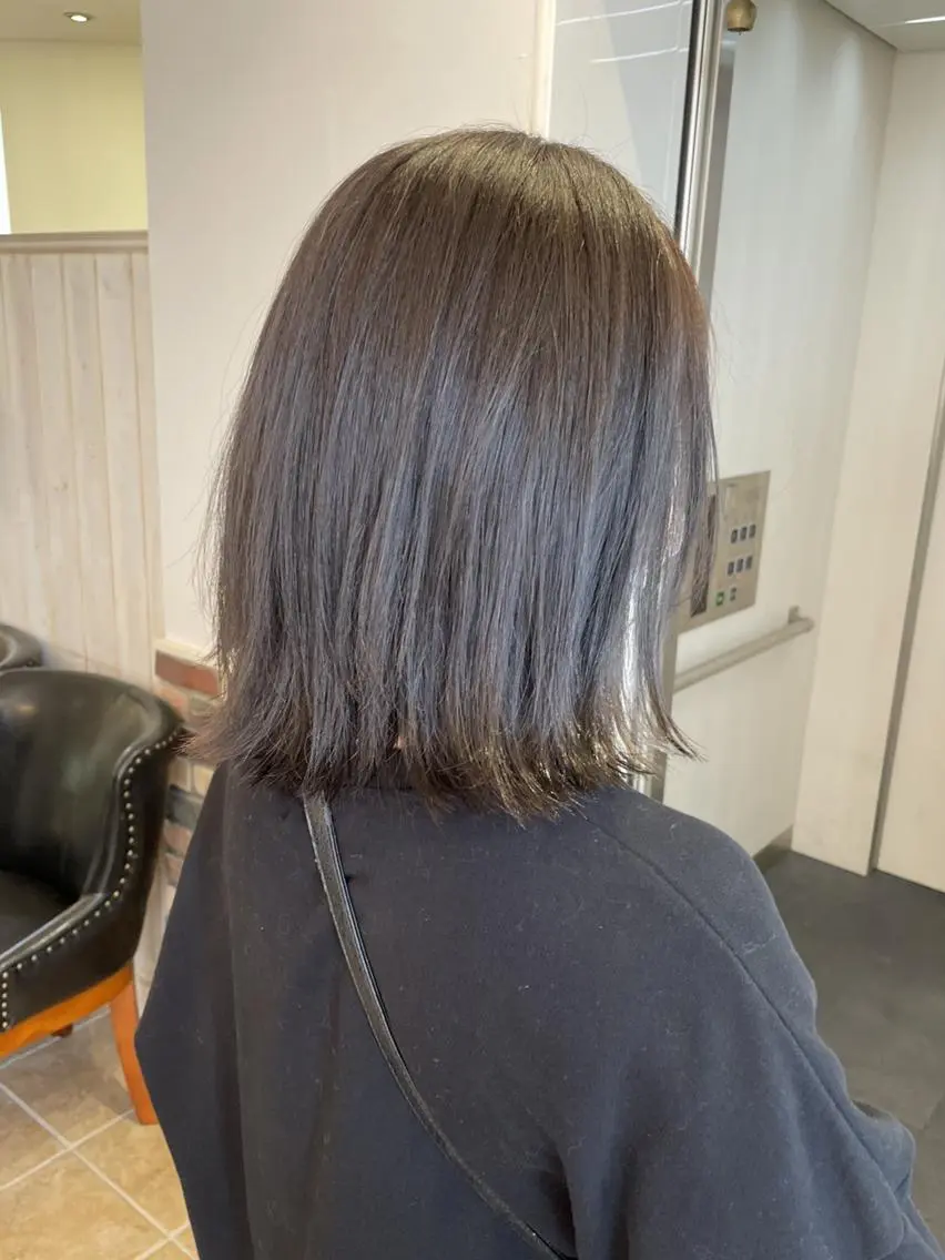 カラー カット ヘアカラー ボブ🍊暖色カラー 浅草【Bob美容師】のヘアスタイル