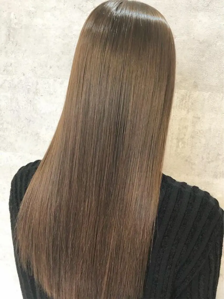 ロング 縮毛矯正/髪質改善 コヤマのヘアスタイル