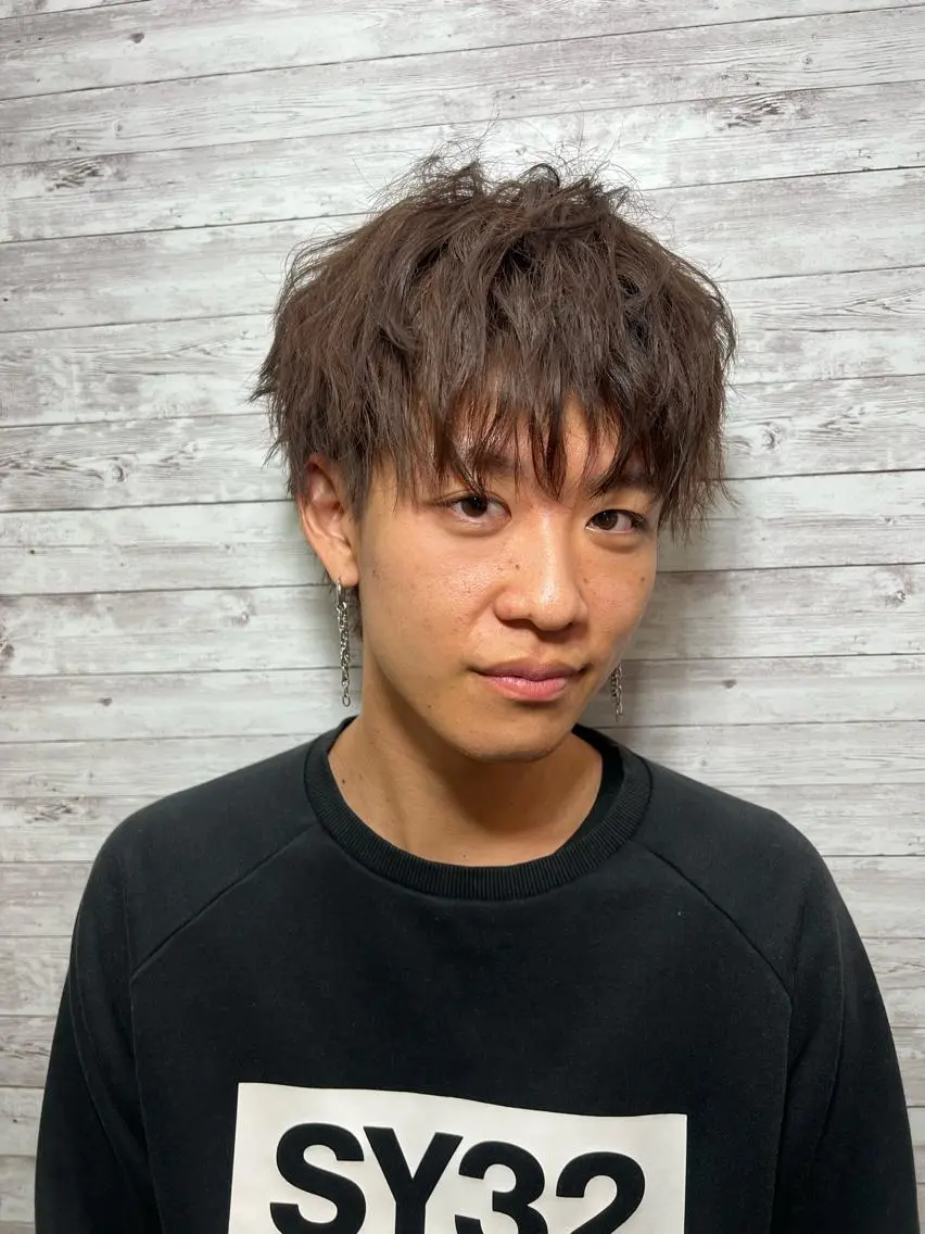 メンズ 🌻透明感カラー🌻 阿井希良梨のヘアスタイル