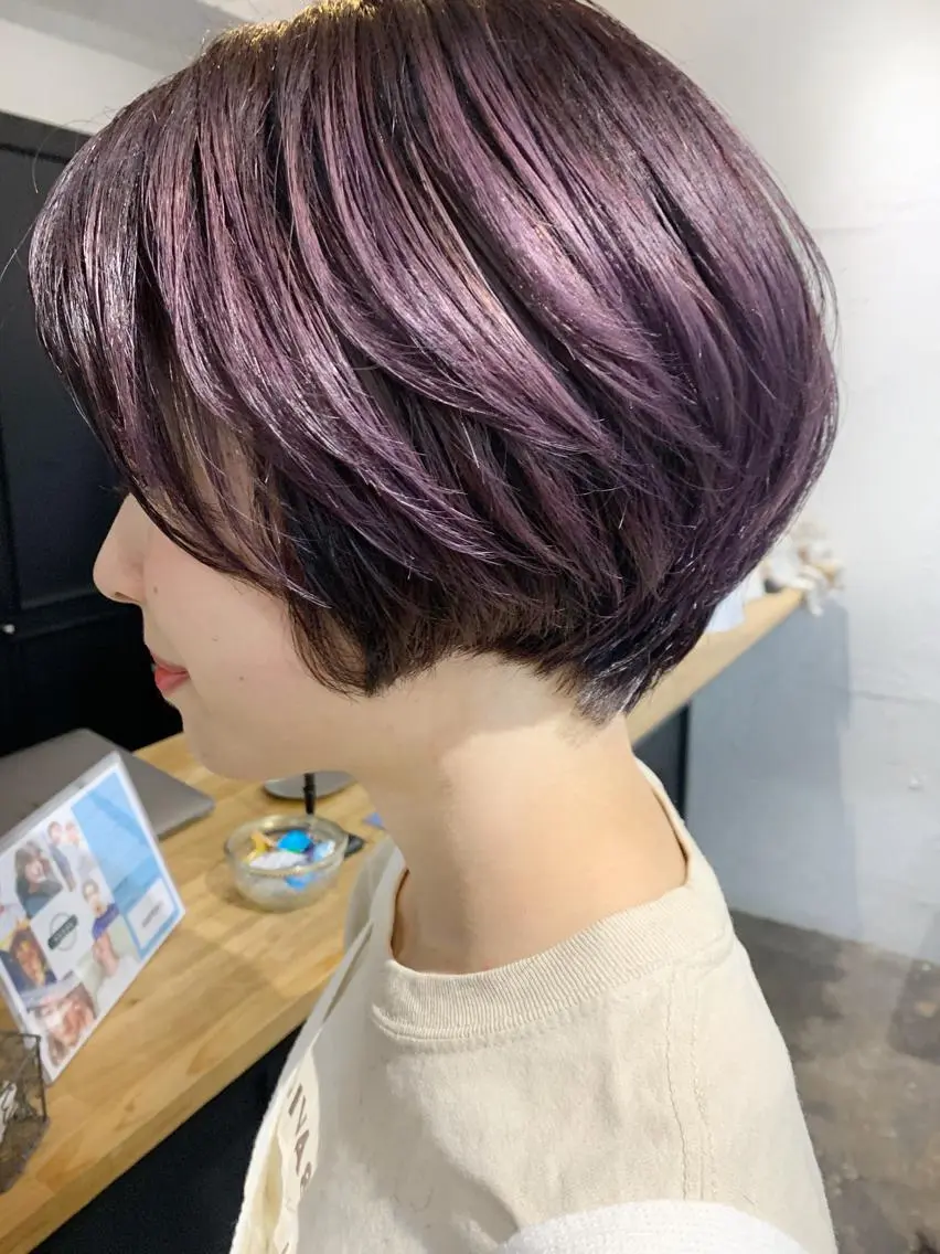 ショート 初めてでも失敗しない 透明感カラー Miiのヘアスタイル