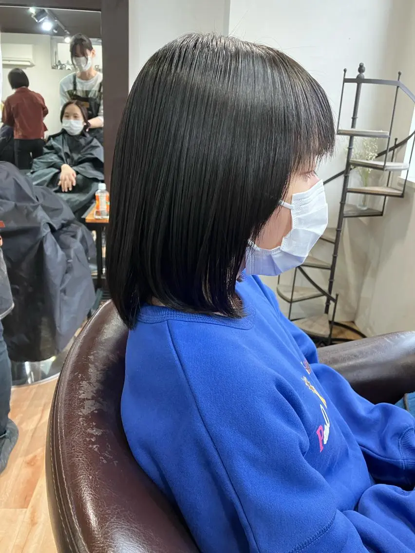 ミディアム カット 縮毛矯正 トリートメント 🍀髪質改善、カラー TAICHI🍀のヘアスタイル