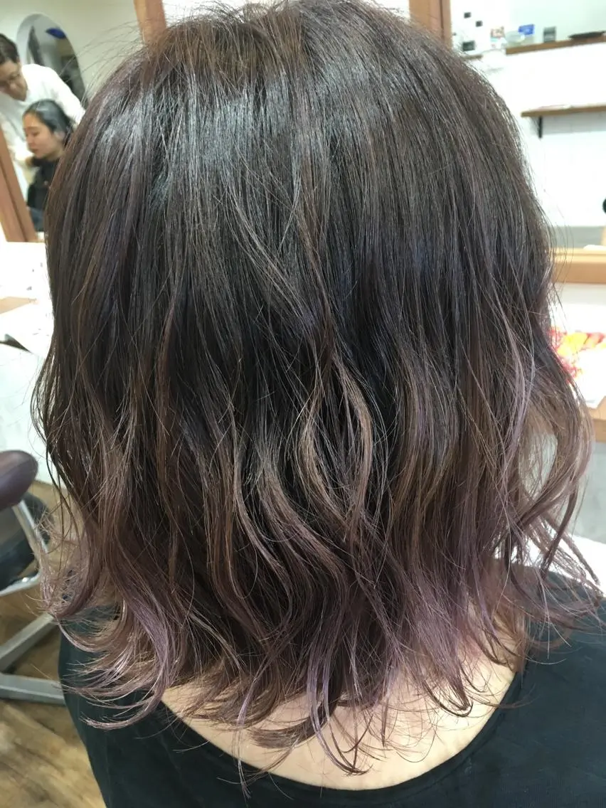 カラー カット ヘアカラー トリートメント ブリーチ毛縮毛矯正 👑山口のヘアスタイル