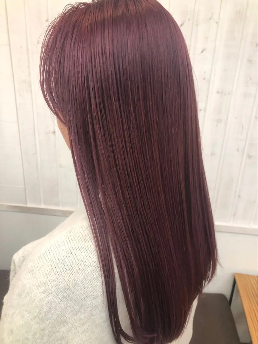 ロング カラー アッシュ アッシュブラウン ベージュカラー 黒髪 ブラウンカラー カット ヘアカラー 縮毛矯正 N° jemica 札幌のヘアスタイル