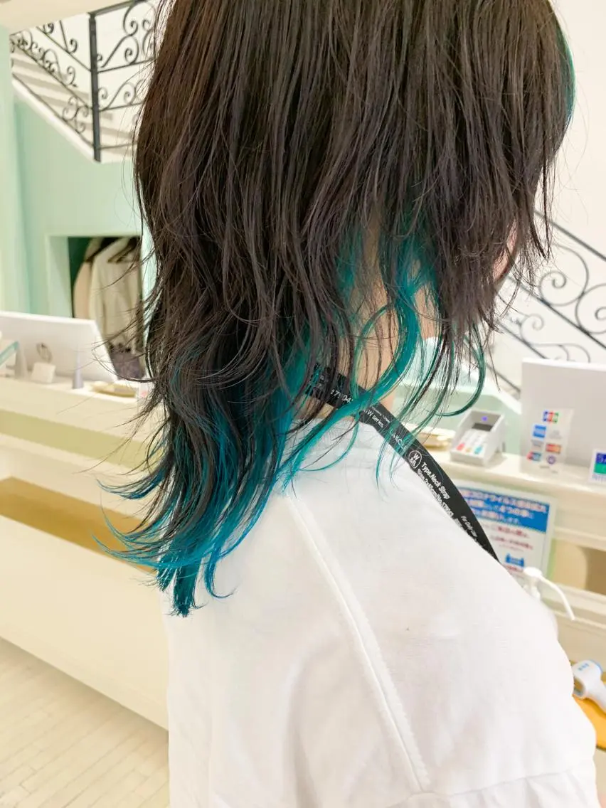 ミディアム カット ヘアカラー トリートメント 🍀ケアブリーチ カラー🍀坂井のヘアスタイル