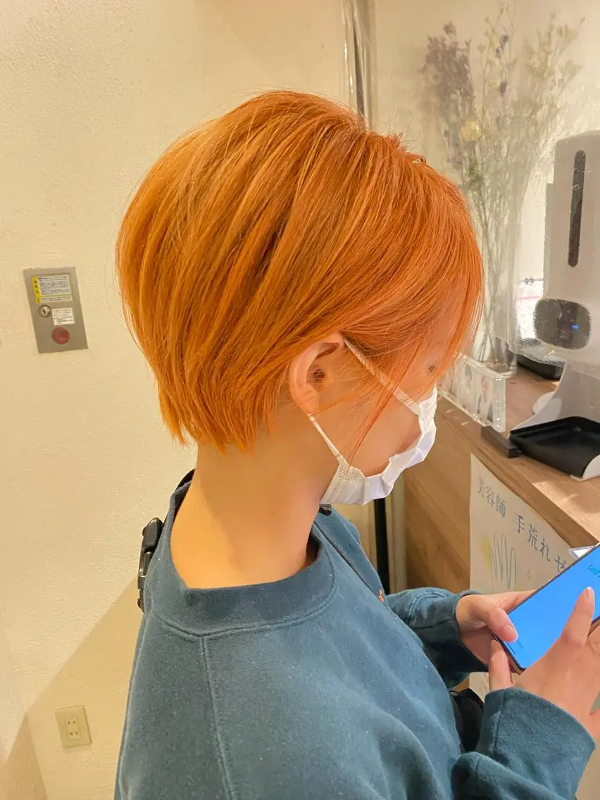 ショート 艶髪 森田/嵩士のヘアスタイル