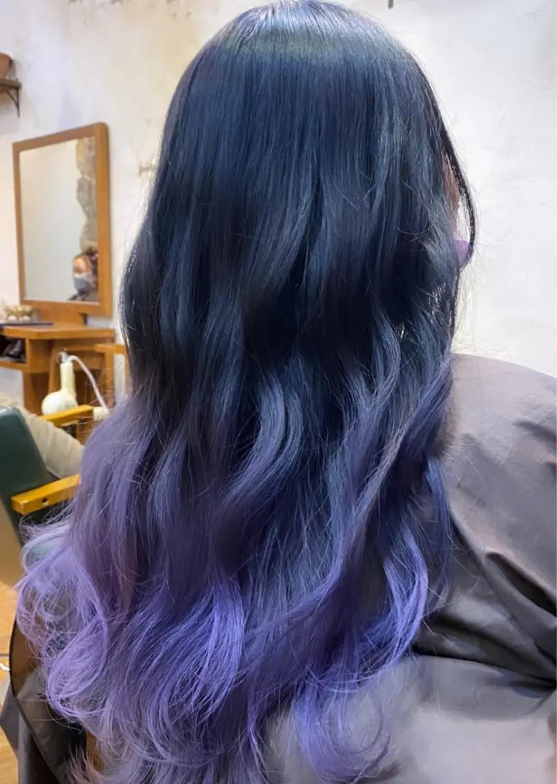 ロング カラー マンツーマン 美容師💚コウブチのヘアスタイル