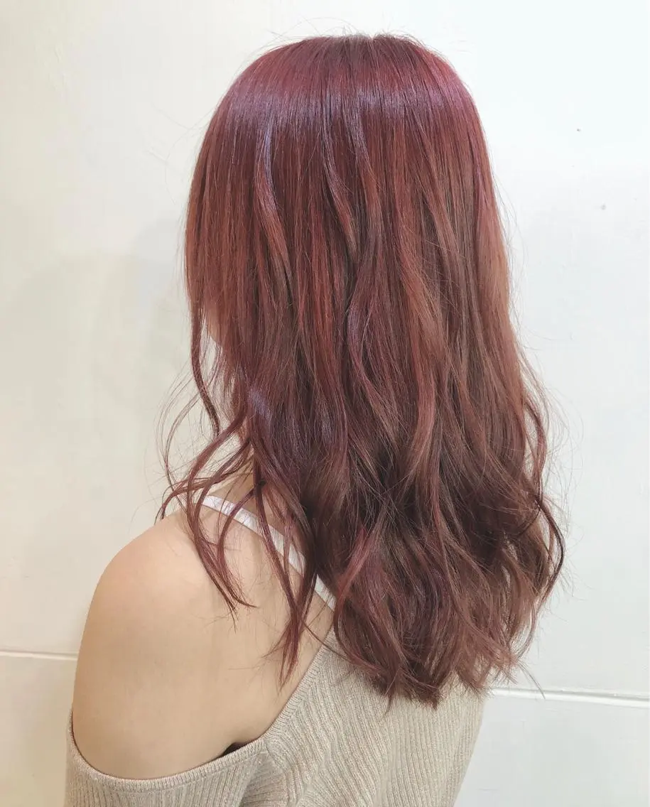 ロング カット ヘアカラー トリートメント 吉田 典弘のヘアスタイル