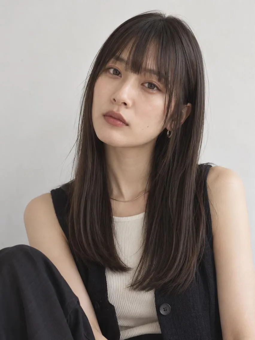 カラー ロング ブリーチ ケアブリーチ 透明感カラー ダブルカラー イヤリングカラー カット ヘアカラー トリートメント "オトナ髪”/ LAKA TOCCAのヘアスタイル