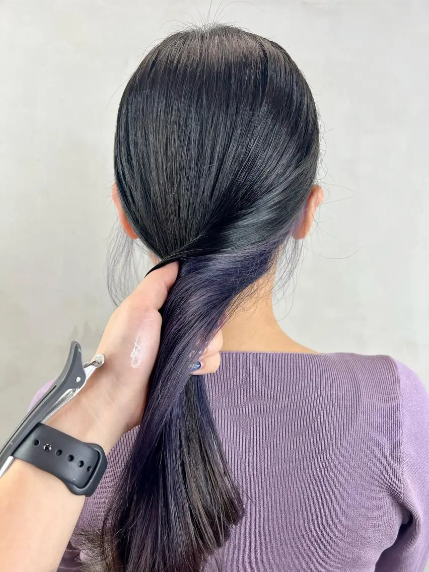 セミロング 銀座/韓国/ワンホン 🤍艶髪🖤nahoのヘアスタイル