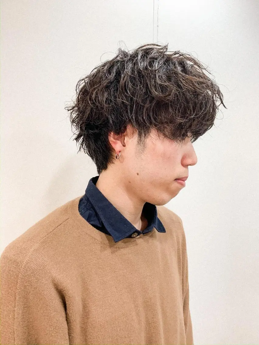 ショート パーマ ヘアアレンジ メンズ メンズスタイル ly本厚木のヘアスタイル