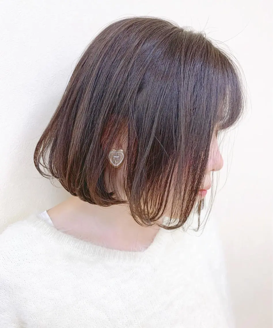 ショート 切りっぱなしボブ ショートボブ ハンサムショート ボブ ショートヘア カット トリートメント 初めてのショート お任せください✂️のヘアスタイル