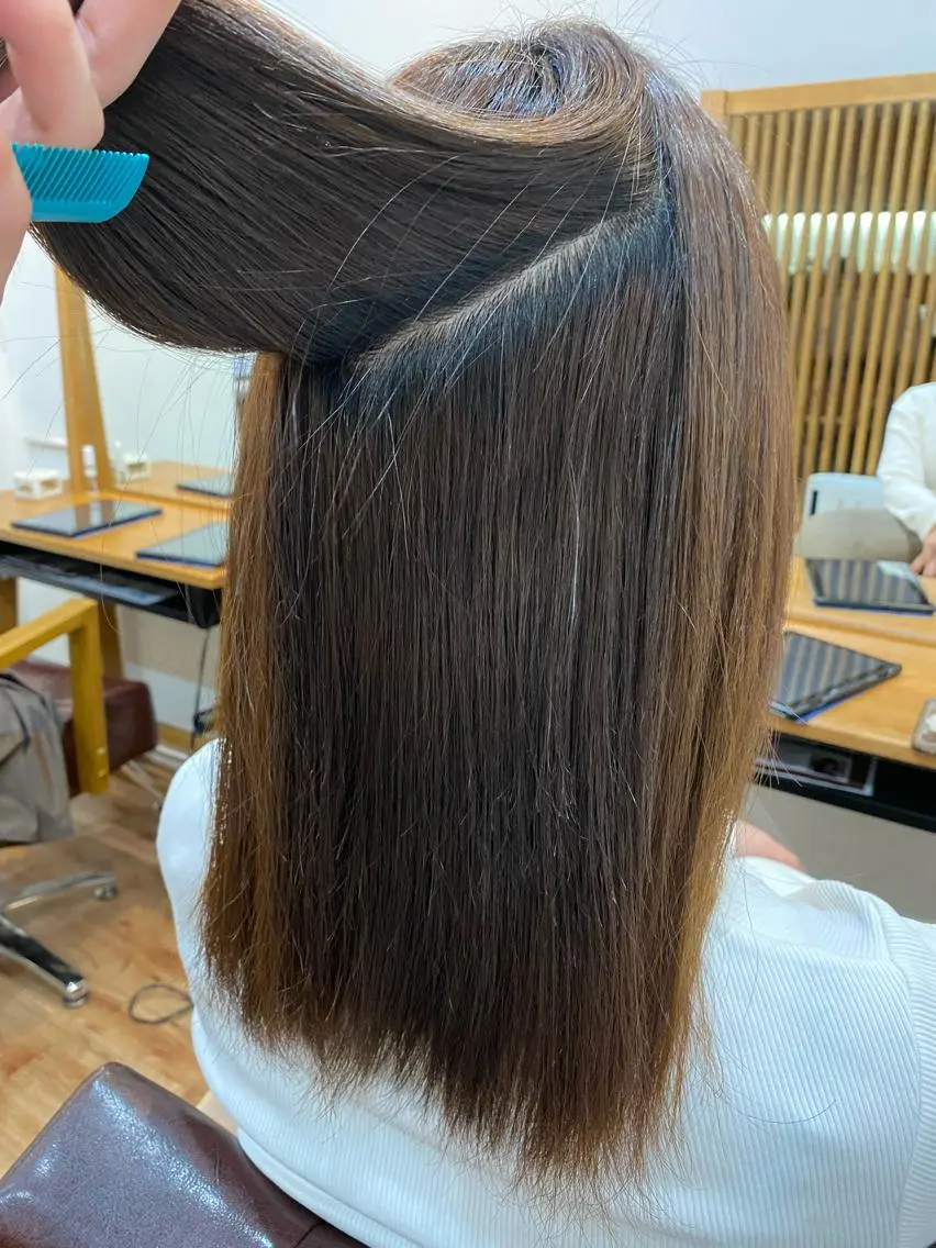 ロング 髪質改善&縮毛矯正 カット/soyaのヘアスタイル