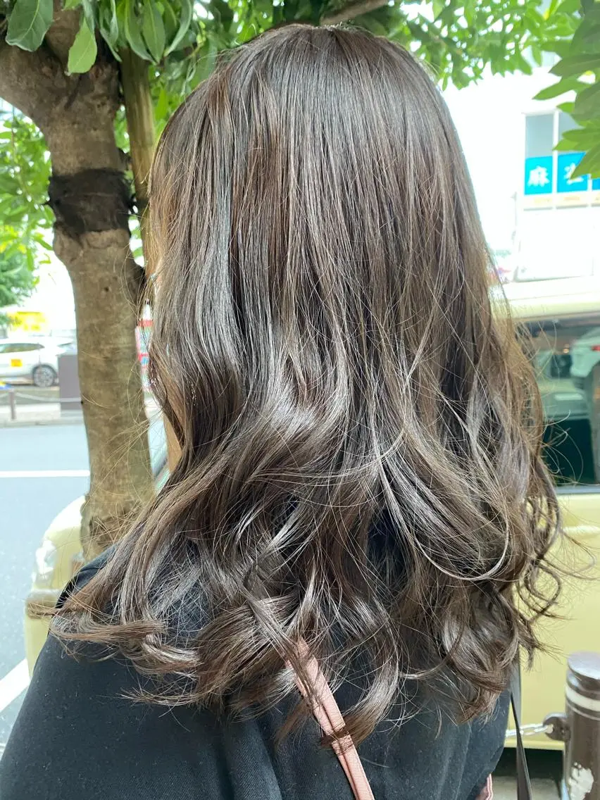 セミロング ヘアアレンジ non .のヘアスタイル