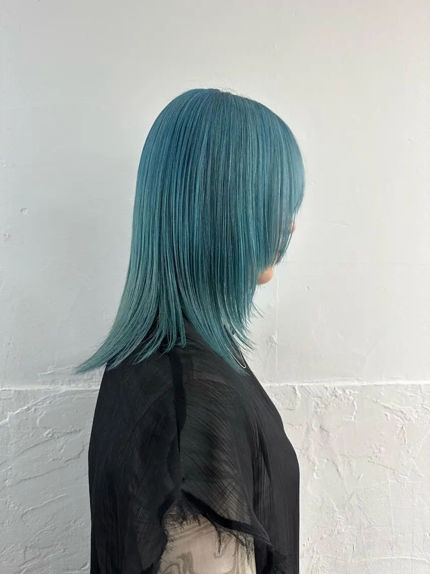 ミディアム カラー ヘアカラー 似合わせレイヤー/ 美髪縮毛矯正/ミナエのヘアスタイル