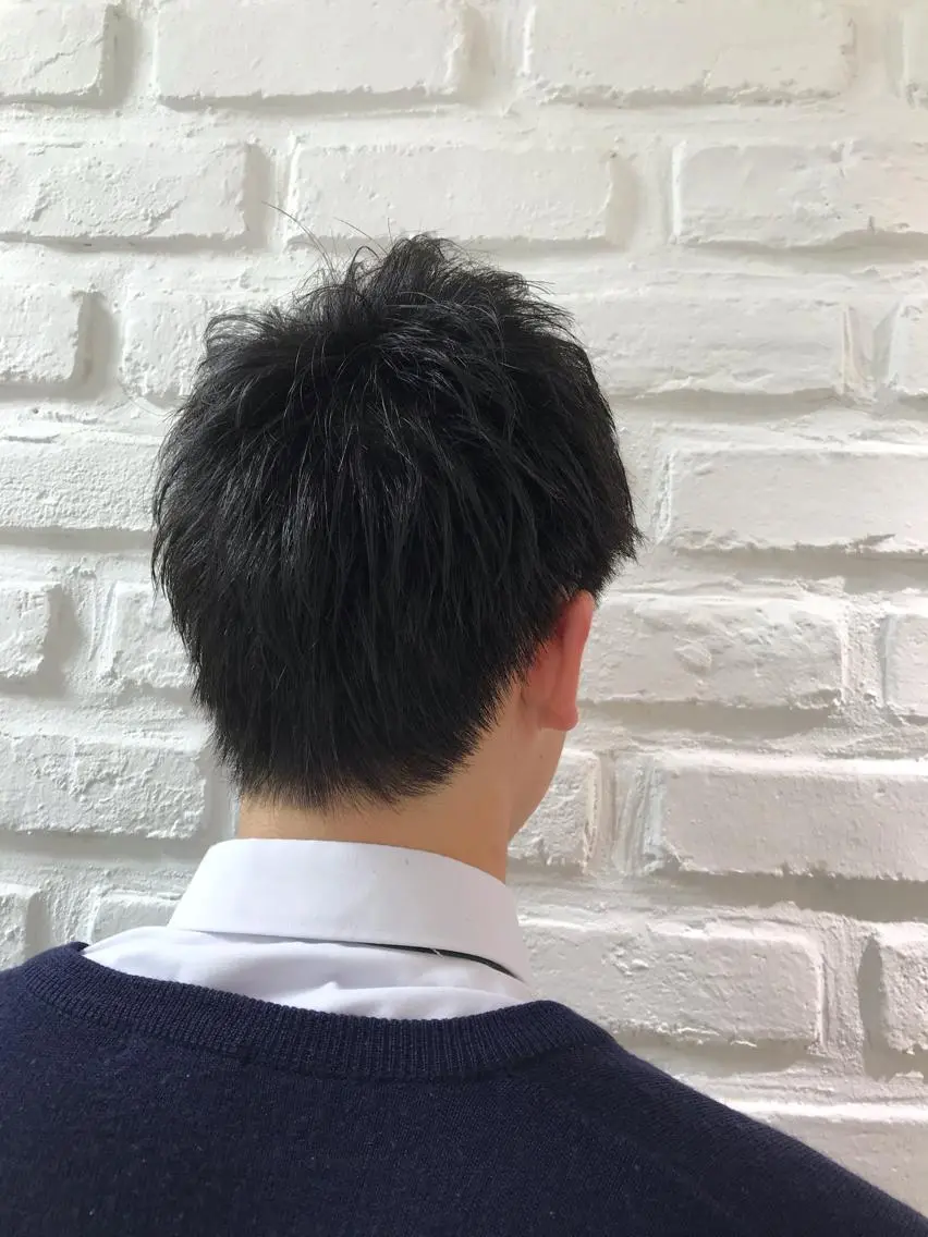 ショート メンズ 学生（メンズ向け） 学生 カット 【暖色カラー特化】 中山由梨のヘアスタイル