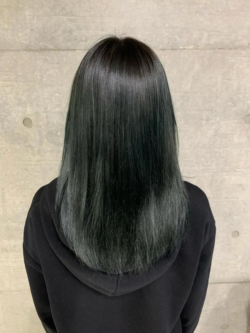 ミディアム カラー メンズ ヘアカラー トリートメント THE./ブリーチ 透感カラー/髪質改善のヘアスタイル