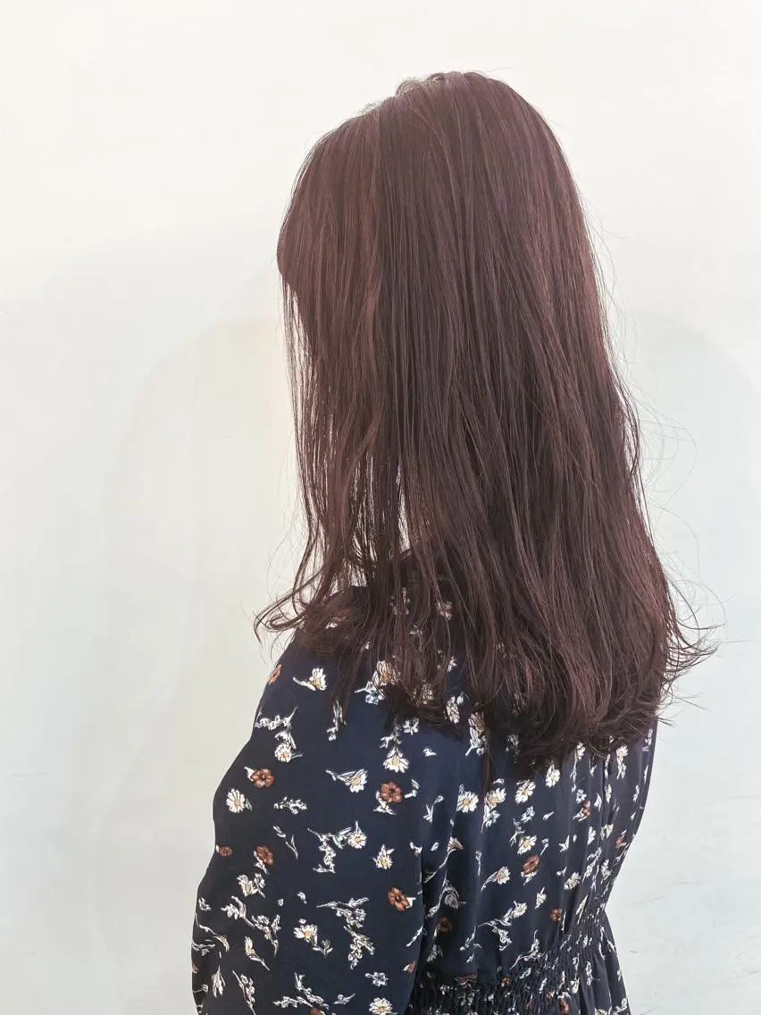 ロング カラー ブラウンカラー ピンクカラー ピンクブラウン アンニュイレイヤー/ 火ノ見🪡のヘアスタイル