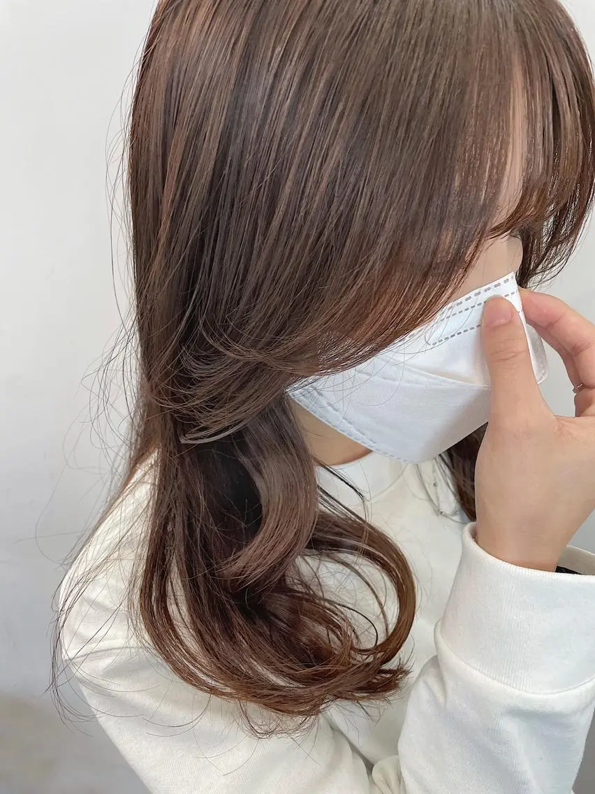 セミロング カラー カット トリートメント 関 京磨のヘアスタイル