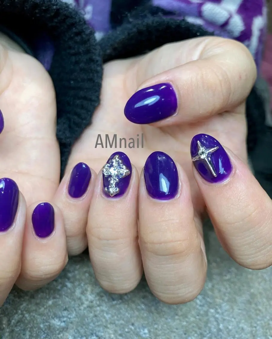 ネイル アートネイル 持ち込み シンプルネイル ハンドネイル Am:nail 柏 SUE（スゥ）のネイルデザイン