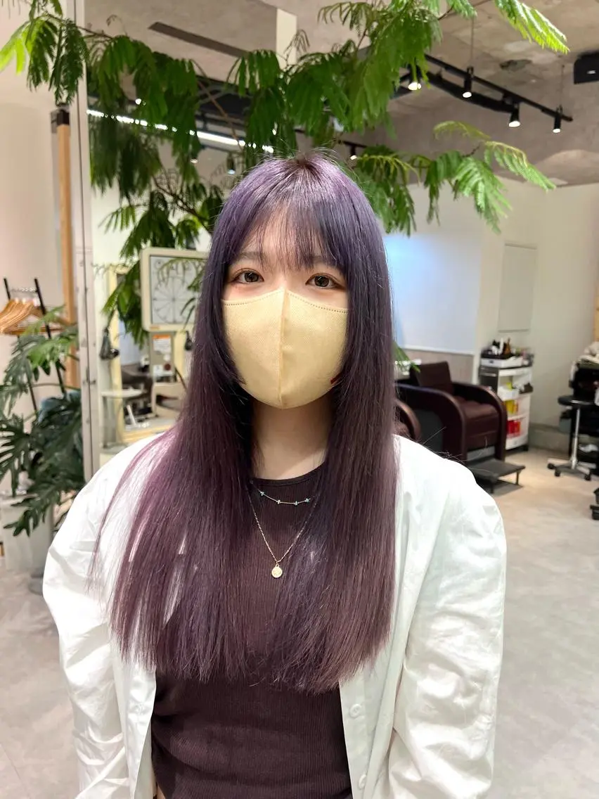 セミロング カラー グラデーションカラー カット ヘアカラー トリートメント 🍀お悩み改善憧れの 美髪　小林風雅のヘアスタイル