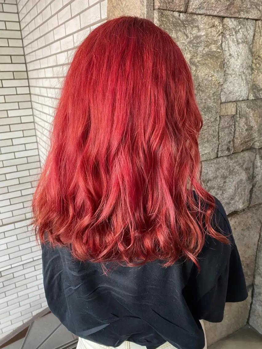 セミロング カラー ヘアカラー トリートメント 萩原 凌✄のヘアスタイル