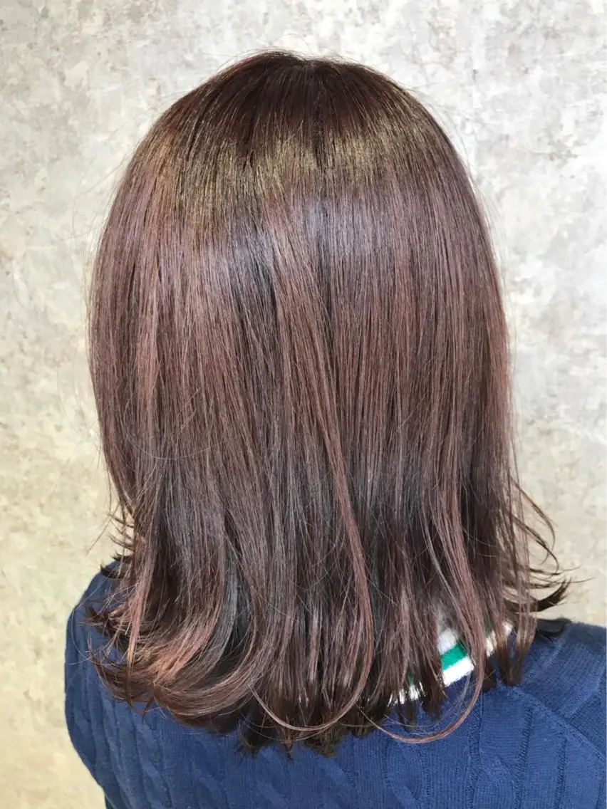 ミディアム カラー ブラウンカラー 🫟Blanco🫟 Color&Careのヘアスタイル